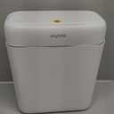 funest Bathroom Small Trash Can with Lid,10L / 2.7 Gallon Slim Garbage Bin Wastebasket with Press Top Lid for Bedroom,Rv,Office,Kitchen,Craft Room