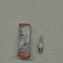 Satco S3162 120V 50-Watt T4 E11 Base Light Bulb, Clear, Pack Of 2