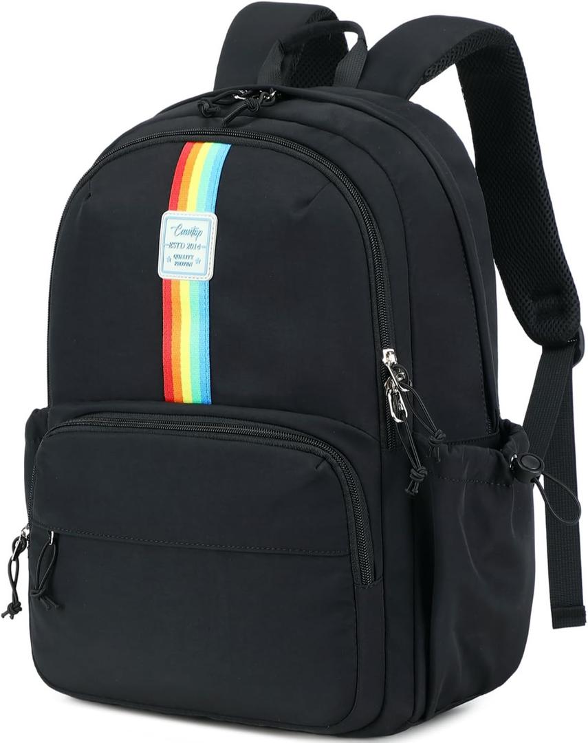 CAMTOP School Backpack for Girls, 15.6 Inch Teen Girls Casual Backpack High Middle School Daypack Women Daily Travel Laptop Bag