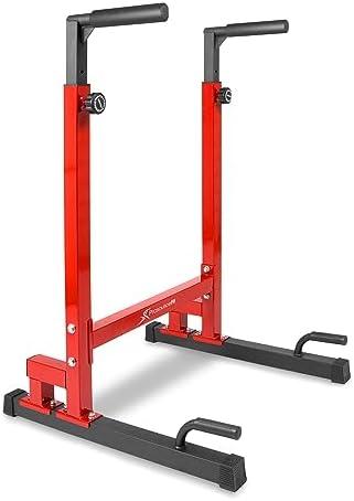 ProsourceFit Dip Stand Station, Heavy Duty Ultimate Body Press Bar with Safety Connector for Tricep Dips