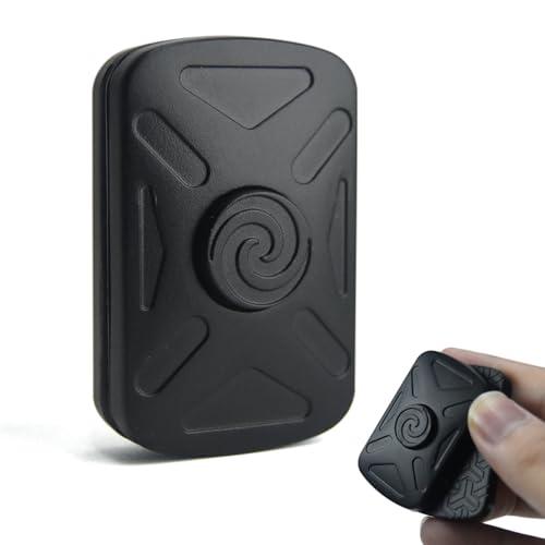 KOMO EDC Fidget Toys Adults, 2-in-1 Fidget Spinner & Fidget Slider, Infinite Metal Magnetic Fidget Slider, Stress Relief Desk Toy for Anxiety, ADHD, Gifts for Adults (Black)