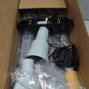 Handheld Spa Hot Tub Vacuum- Cordless Small Above Ground Pool Cleaner with 2 Brush Heads, 90 Mins Running Time, 12 Gallons/Min Powerful Suction, Ideal for Cleaning Debris and Sand Underwater, Black