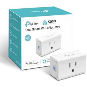Kasa Smart Plug Ultra Mini 15A, Smart Home Wi-Fi Outlet Works with Alexa, Google Home & IFTTT, No Hub Required, UL Certified, 2.4G WiFi Only, 1-Pack(EP10), White