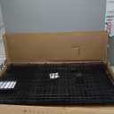 Amazon Basics Portable Metal Wire Dog Crate for Large Dogs, Double Door with Removable Tray, Divider Panel, Easy to Assemble, 48" x 30" x 32.5", Black