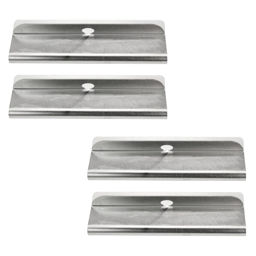 Stainless Steel Mud Flap Clamp Replace 8591100 for Protect and Secure Mud Flaps of Trucks, 1/4"-1/2" Polymer and Rubber Mudflaps Hanger, Pack of 4