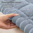 Smiry Couch Cover for Dogs, Non Slip Fuzzy Pet Sofa Covers Washable for 2-3 Cushion Couch, Soft Thick Furniture Protector for Cats Dogs, Against Fur, Dirt, Scratch Resistant (Haze Blue, 27.6"x59")
