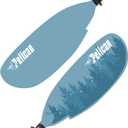 Pelican Symbiosa Kayak Paddle - Adjustable Fiberglass Shaft with Nylon Blades - Lightweight - 90.5in 240cm to 98.5in 250cm, 94.5 in - 240 cm to 98.5 in - 250cm
