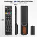 Universal-TV-Remote-Control Compatible with Samsung/LG/Vizio/Hisense/Sony/Philips/Onn/Sharp/RCA/Element/Westinghouse/Sanyo/Emerson TV and More Brand Smart TVs