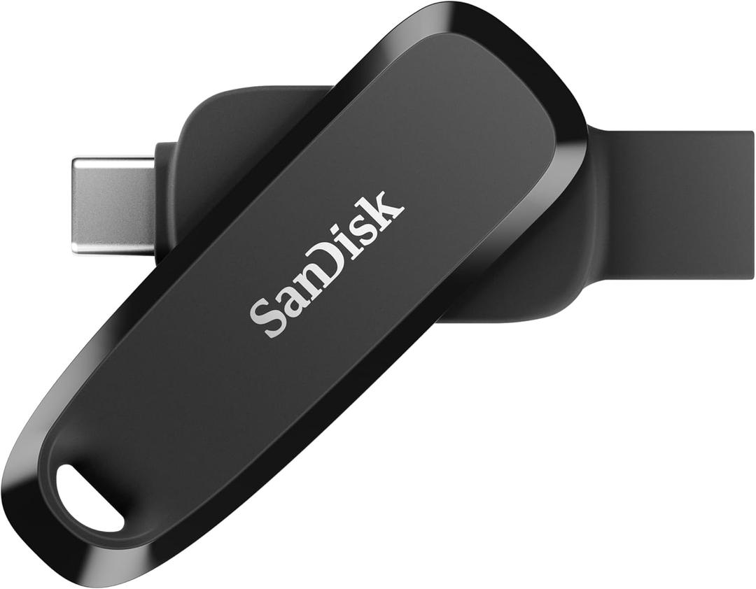 SANDISK 256GB Phone Drive for Android - The 2-in-1 USB for Smartphones, Tablets, and Computers - Thumb Drive with USB Type-C and Type-A Connectors - SDDDC6-256G-G46