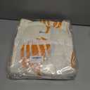 Fall Throw Blankets and Pillow Set Include Pumpkin Double Sided Flannel Blanket 50 x 60 Inch and Pumpkin Plush Throw Pillows Cushion for Couch Sofa Bed Home Decorations (White and Orange)