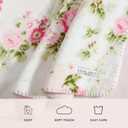 Laura Ashley - Plush Throw Blanket, 50x70, Soft and Warm with a Lightweight Feel, Reversible Floral and Dot Design, Ashfield Pink