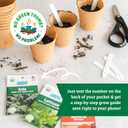 Back to the Roots Heirloom Organic, Non-GMO & USA Grown Seeds, 30ct Herb, Fruit, Flowers, and Veggies, Assortment May Vary, Guaranteed to Grow