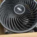 DREO Fan for Bedroom, 13-Inch Oscillating Table Air Circulator Fan for Whole Room, 120 Tilt Adjustment, 25dB Ultra-Quiet, 75ft Powerful Airflow, 4 Speeds Desk Fans with Remote for Home, Office, Small