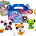 Littlest Pet Shop - Pet Surprise 3-Pack - Series 3, Gen 7 Authentic LPS Bobble Head Toy Figure, Collectible Toy Animal, Ages 4+