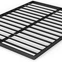ZINUS Quick Lock Bunkie Board, Box Spring & Bed Slat Replacement, Metal Frame with Steel Slats, Easy Assembly, Queen
