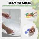 Threlaco 4 Packs Large Gel Printing Plates, 9'' x 12'' Reusable Gel Printing Plate, Printmaking Supplies Art for Card Making, Scrapbooking, Printmaking, Paper Crafts, Monoprinting at Home