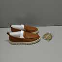 PARTY Loafers for Women, Comfortable Women's Loafers, Casual Dress and Work Slip-Ons, Camel, 8A