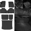 All Weather Floor Mats Fit for Ford Edge 2015-2024 2025 Floor Mats & Trunk Mat & Backrest Mats Replacement for Ford Edge Accessories All Season Odorless Anti-Slip Floor Liner