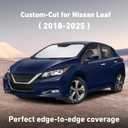 EcoNour Windshield Sunshade Compatible for Nissan Leaf 2018-2023 2024 2025 | Sun Visor for Front Windshield & Window Sun Shade Cover, UV Heat Blocker & Protector, Car Accessories