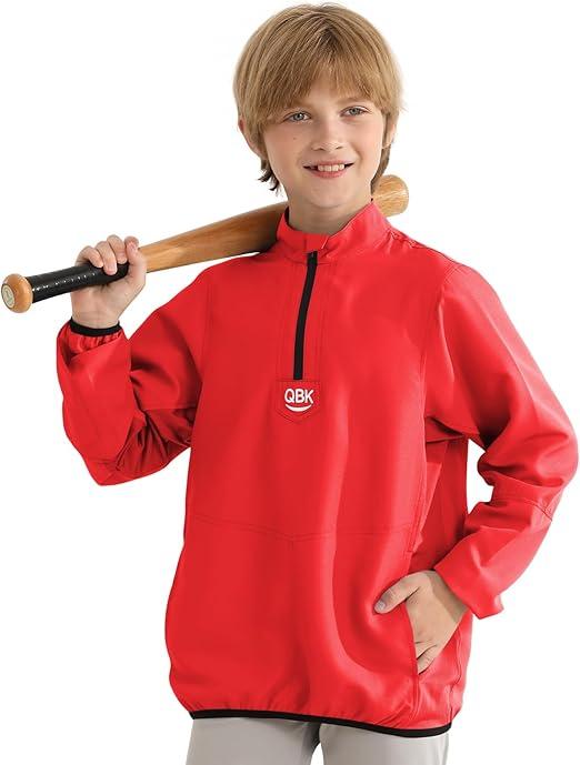 Toddler Baseball Cage Jacket Kids Batting Pullover Youth Windbreaker for Boys and Girls, Size: 10-11 Years
