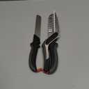 Cutting Board Scissors for Food  7-in-1 Kitchen Food Scissors with Ribbed & Flat Blades for Easy Meat, Fruits & Veggies Cutting and Decorative Slicing  Easy To Clean Kitchen Shears With Safety Lock