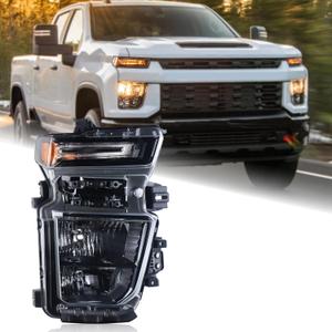 OEM Style Halogen Headlight Assembly Compatible with 2020-2023 Chevy Silverado 2500HD 3500HD Custom/LT/Work Truck Right Passenger Side 84738617 GM2503504