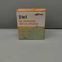 2PCS Olive Oil Dispenser and Oil Sprayer  16oz/470ml Glass Light-Proof Oil Pourer for Kitchen, Air Fryer, Cooking, Salad, and BBQ (Black&Green)