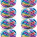 8 Pcs Chunky Yarn for Hand Knitting - Chunky Chenille Yarn for Crocheting - Fluffy Yarn for Crochet - Jumbo Yarn for Hand Knitting 28.4 yds 7.7 oz of Super Bulky Yarn (Macaroon)