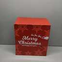 2 Pack 18" Lighted Large Artificial Poinsettias for Outdoors LED Poinsettia Flowers Artificial Faux Poinsettia Plants Poinsettia Christmas Decorations for Office Home Kitchen Decor (Red)