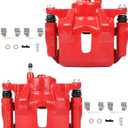 cciyu 19B2698 19B2699 Front Left & Right Brake Calipers With Bracket For Pontiac For Vibe 2003-2008,For Toyota For Corolla 2003-2008,For Toyota For Matrix 2003-2008