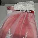 Princess Lilac Long Girls Pageant Dresses Kids Prom Puffy Tulle Ball Gown (Pink) One Size