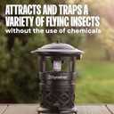 Dynatrap DT2030SR Fly Traps Outdoor - Mosquito & Flying Insect Killer for 1 Acre  Kills Mosquitoes, Flies, Gnats, Wasps - Bug Zapper Alternative - Black