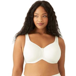 Wacoal Womens Basic Beauty Contour T-Shirt Bra, Ivory Bra 40DDD