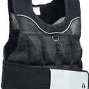 CAP Barbell (HHWV-CB020C) Adjustable Weighted Vest, 20-Pound, 20 Pound, Black