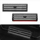 BASENOR 2025 Upgrade Tesla Model Y Backseat Air Vent Cover Air Flow Vent Grille Protection Set of 2 for 2020 2021 2022 2023 2024 Model Y Gen 2 (Not Fit New Model Y Refresh Juniper)