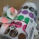 10000 Pieces 3/4 Inch Round Color Coding Labels Roll Adhesive Solid Colors Dot Stickers Assorted Colored Circle Stickers for Inventory Organize, File Classification, 10 Colors
