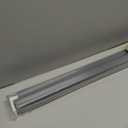 LazBlinds No Drill Zebra Blinds for Windows 35" W x 64" H, Grey