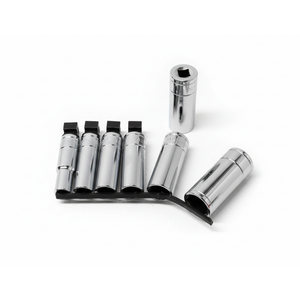 7 PC. 3/8" DR. SAE DEEP SOCKET SET W/RAIL