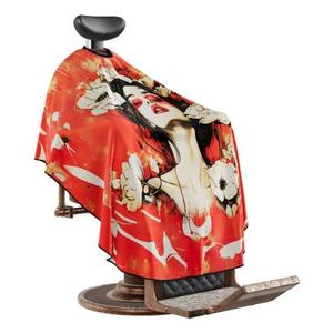 Professional Barber Cape – Hair Cutting Cape with Adjustable Neck Closure, Salon Quality Styling Cape for Hairdressers and Barbers 