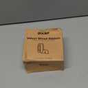 QIANF Red Velvet Wired Edge Ribbon, 2.5 Inch x 10 Yards Crushed Velvet Christmas Ribbon for Christmas Tree Decoration Gift Wrapping Garland Wreaths Bows Making