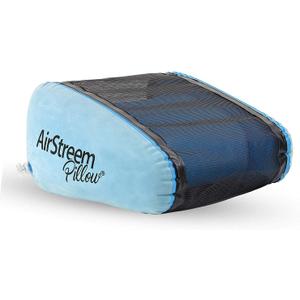Airstreem Inflatable Pillow Inflatable Pool Pillow and Sunbathing Pillow That Circulates Air For Cool Comfort Portable, Lightweight, Inflates Easily Ideal for the Pool, Camping, Beach, Tub