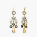 Badgley Mischka French Wire Teardrop Rhinestone Chandelier Earrings for Women