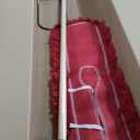 24 Inch Red Commercial Dust Mop & Floor Sweeper  Wood Handle Floor Mop for Tile, Hardwood & Concrete