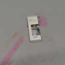 Chrome Nail Polish Metallic Mirror Effect, Air Quick Dry Holographic Nail Lacquer Silver Purple Regular Color for Finger Toe Nail French Manicure Art (ZJY053-Non Gel)