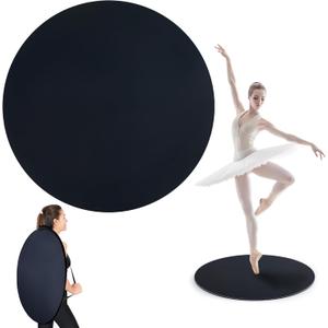 31inch Portable Dance Floor, Tap Dance Floor, Ballet Training Equipment Ideal for Figure Skating Practice Mat,Jazz,Tap Board,Turning Board and Party Dancing for All Ages