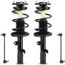 Front Struts w/Coil Spring & Sway Bar Links for 2009-2012 Corolla ONLY 1.8L / 2011-2013 Matrix ONLY 1.8L, Strut Shock Absorber Assembly Replace 832597 832598 K90433