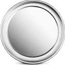 New Star Foodservice 536488 Restaurant-Grade Aluminum Pizza Pan, Baking Tray, Wide Rim, 8-Inch (Silver)
