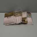 Rubtlamp 90Pcs Gold Plastic Silverware, Gold Plastic Utensils With Pink Handles Include 30 Plastic Gold Knives, 60 Plastic Forks and Spoons, Pink Plastic Silverware Heavy Duty For Party