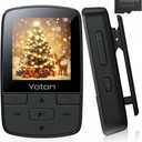Yoton MP3 Player with Bluetooth 5.2, 64GB, HiFi-Music, with Sports Clip and Independent Volume Button, FM Radio, Earphones Included (Black)