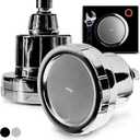 Filtered Showerhead - Best Shower Head With Filters For Healthy Hair & Skin - High Pressure Water Softener For Hard Water - Reduce Dandruff, Protect Colored Hair, And Soothe Dry Skin (Chrome)